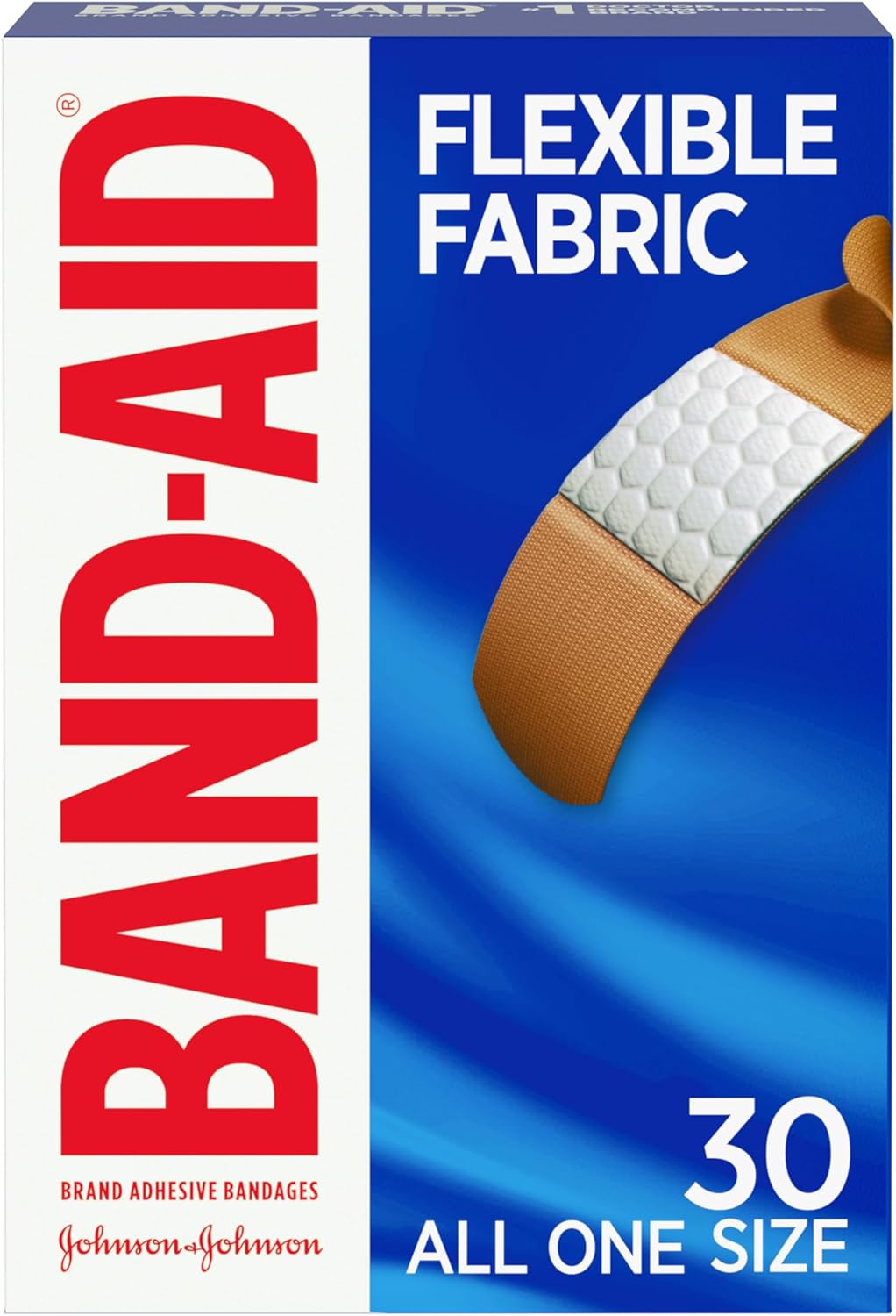 Flexible Fabric Adhesive Bandages - Comfortable Sterile Wound Care for Cuts & Scrapes | 100 Count
