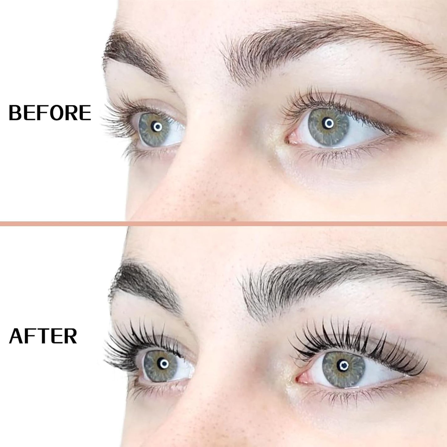Libeauty Eyelash Color Kit - Instant Black Hair Dye with Reusable Eye Patches | DIY At Home or Salon