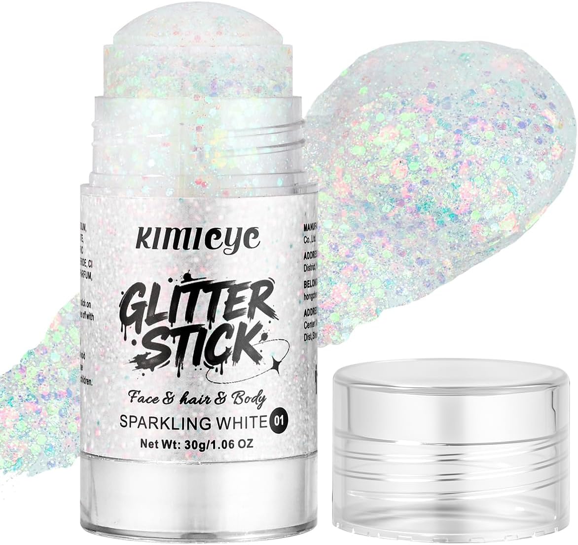 Holographic Glitter Stick for Face & Body - Sparkling Mermaid Sequins | 1.06 oz
