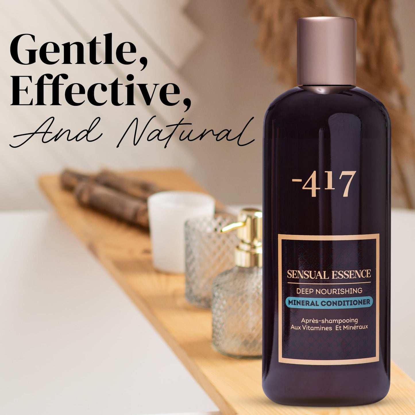 -417 Dead Sea Cosmetics Deep Nourishing Mineral Conditioner - Lightweight, Silky Smooth Hair Conditioner Enriched with Dead Sea Minerals11.83 Fl Oz