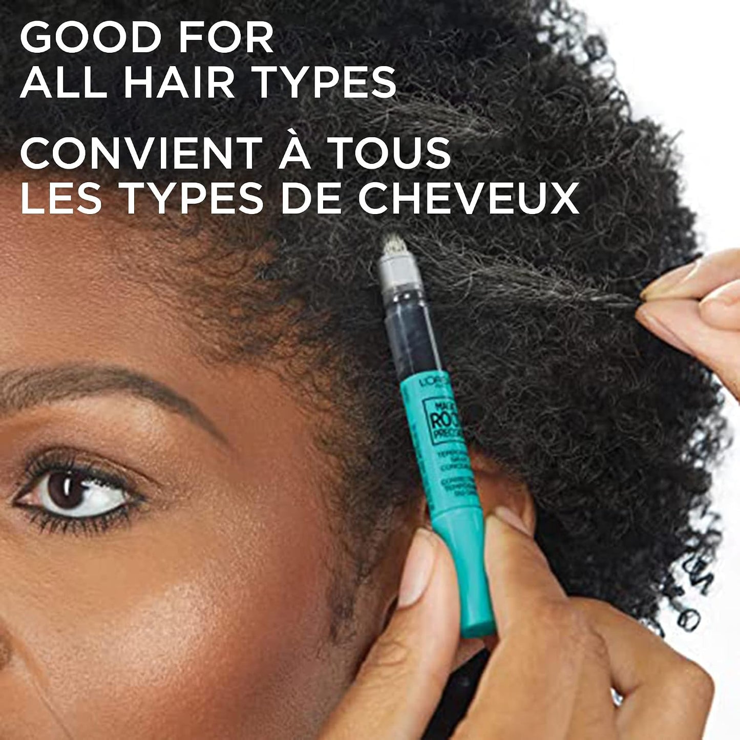 L’Oréal Paris Magic Root Precision Gray Hair Color Concealer Brush - Black, 0.05 fl oz | Instant Coverage