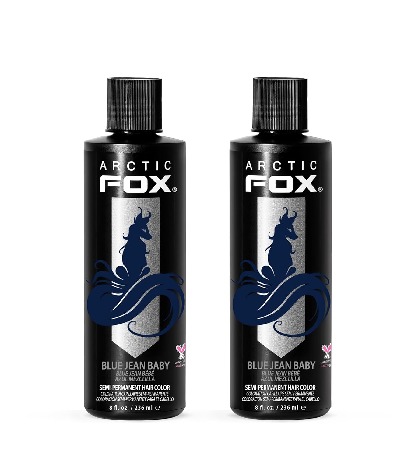 Arctic Fox Semi-Permanent Hair Dye - Vibrant Purple AF Color | Vegan, Ammonia-Free, 4 Fl Oz
