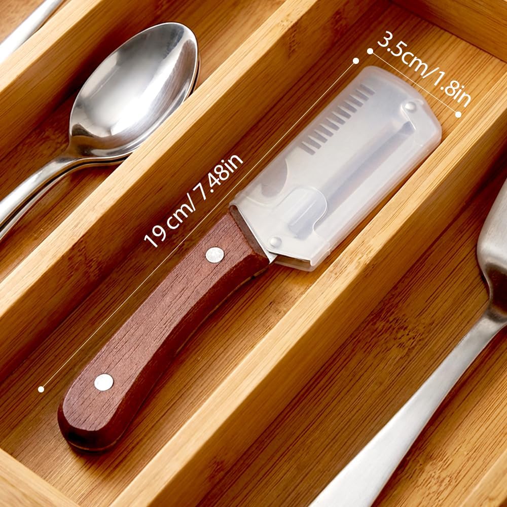 Multifunctional Vegetable Peeler - Upgraded Stainless Steel Kitchen Gadget for Easy Grip | Ideal Peeling Tool for Home Cooking