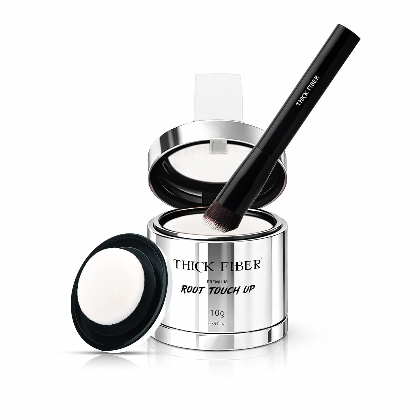 Root Touch Up Set - Water & Sweat Resistant Hair Loss Concealer for Thinning Hair | Auburn Hairline Powder & Brush