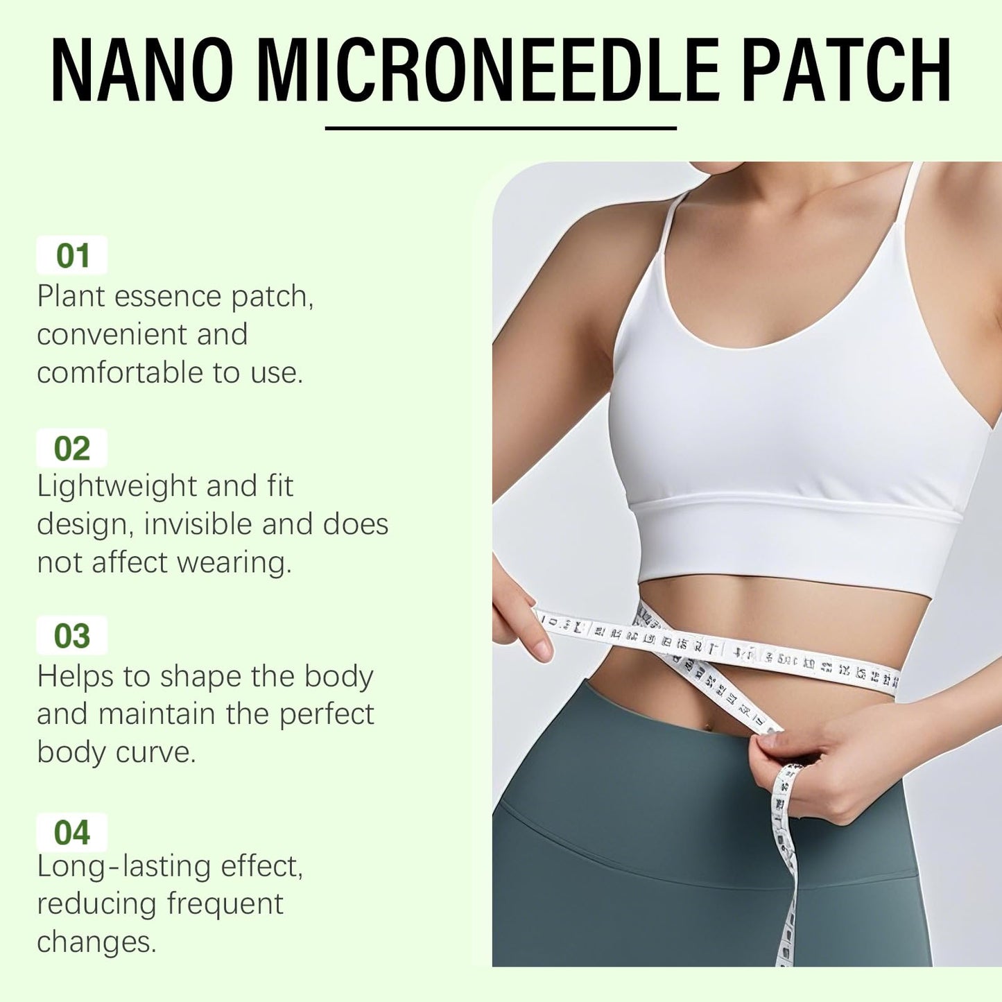 FYFTNMZ Moringa Patch,10-in-1 Nano Microdarts Patch,Natural Formula for Women and Men Suitable for All Skin(3 Boxes) 1