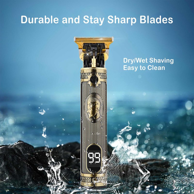 VanEdwinPRO Professional Hair Trimmer for Men, Beard Trimmer for Men — Edging Beards, Mustaches, Stubble, Sideburns, Hair Clippers for Men with Powerful Rotary Motor, Electric Shaver Razor for Men