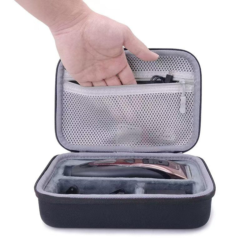 Safinein Travel Men's Electric Beard Trimmer Case Body Hair Groomer Shaver Organizer Pouch Fit for 7000/5000 Series, Series 3000/5000/70000/9000, Grooming Kits Storage Bag