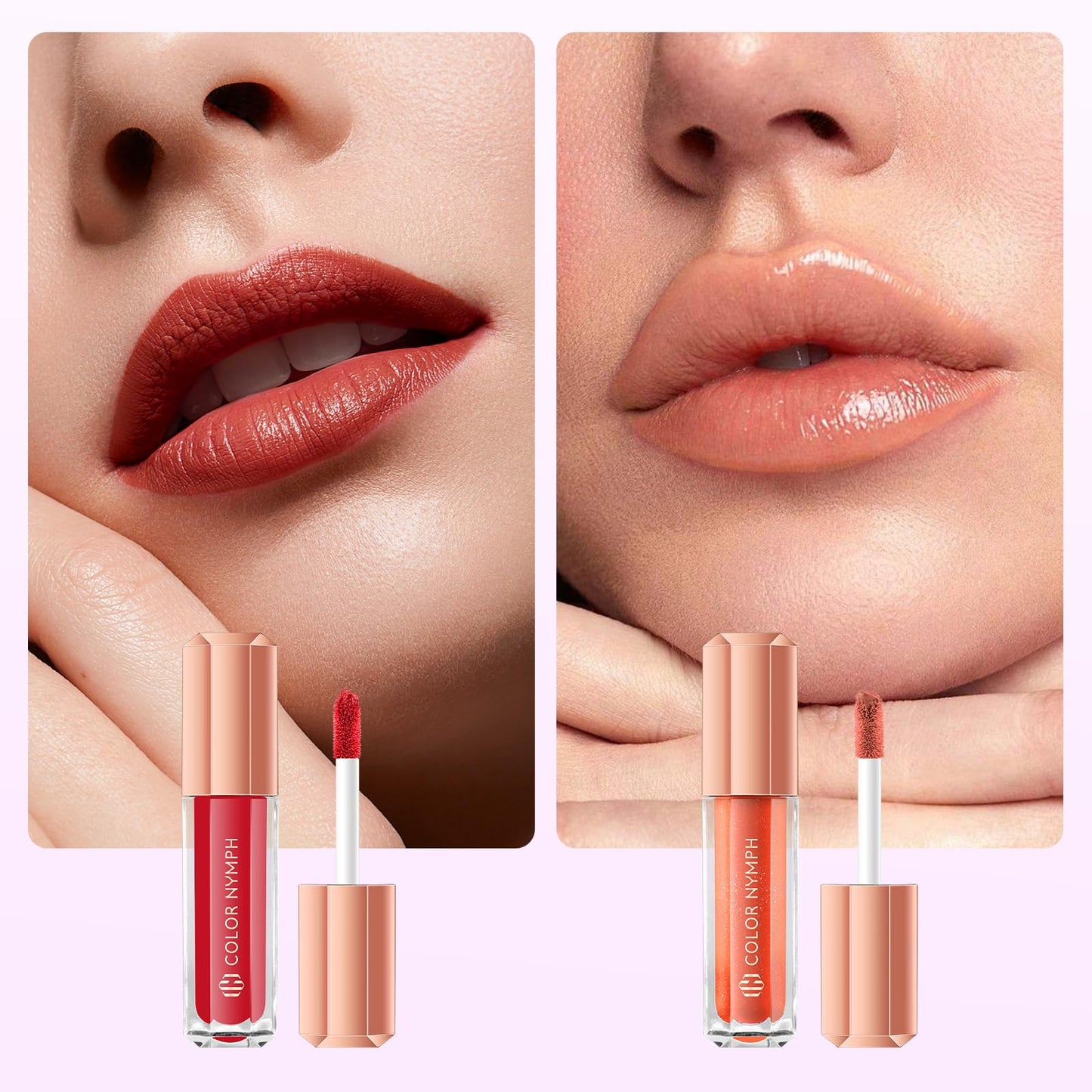 Color Nymph Makeup Kit for Teen Girls Beginners Travel Make up Set Purple