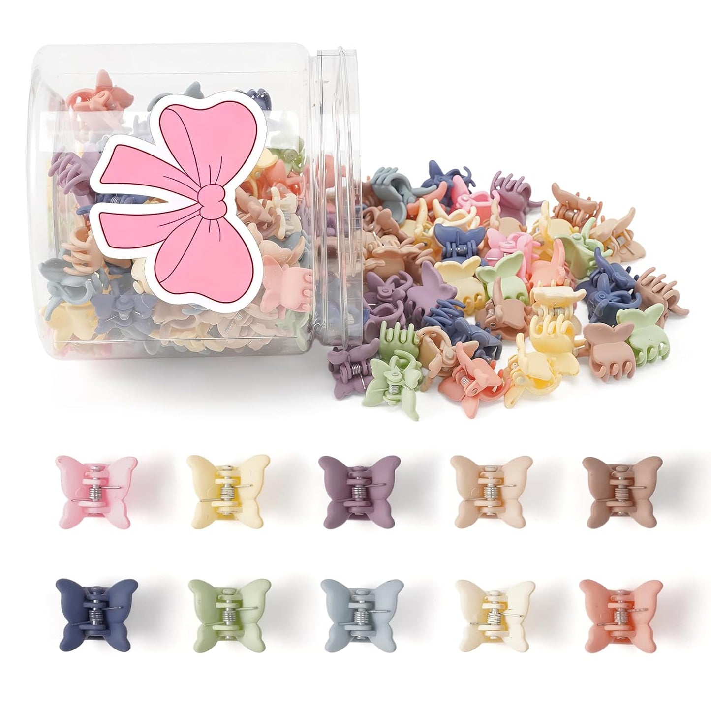 Mini Flower Hair Clips - 150 PCS Cute Barrettes for Women | Y2K Small Claw Hair Accessories