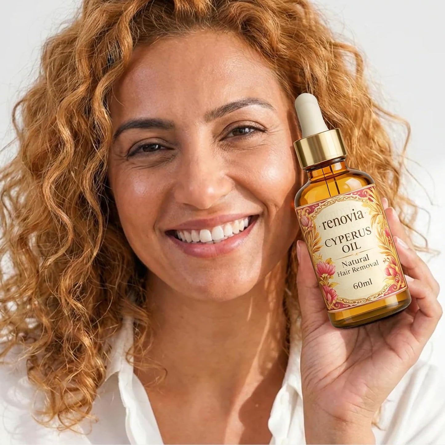 Cyperus Rotundus Oil Hair Removal Serum - Natural Herbal Blend with Peppermint Extract | 60ml