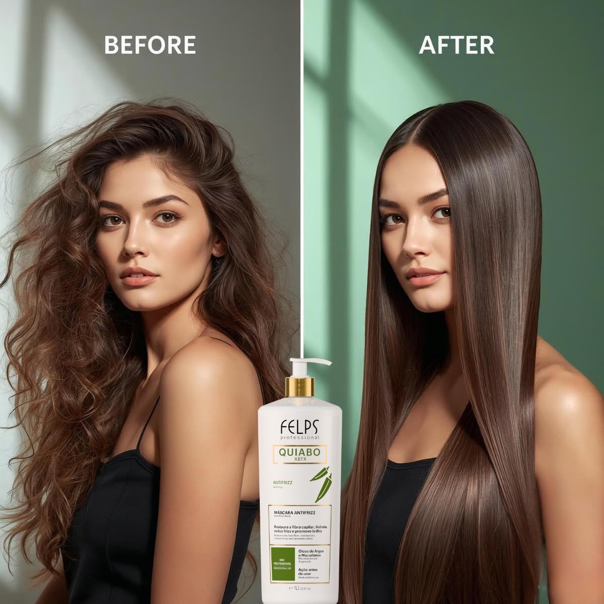 Felps Xbtx Okra Thermal Sealing Treatment - Single Step 1L | Nourishing Hair Care