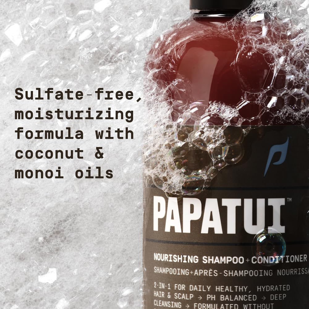 Nourishing Shampoo & Conditioner 2-in-1 for Men - Sulfate-Free, Lush Coconut | 18 oz