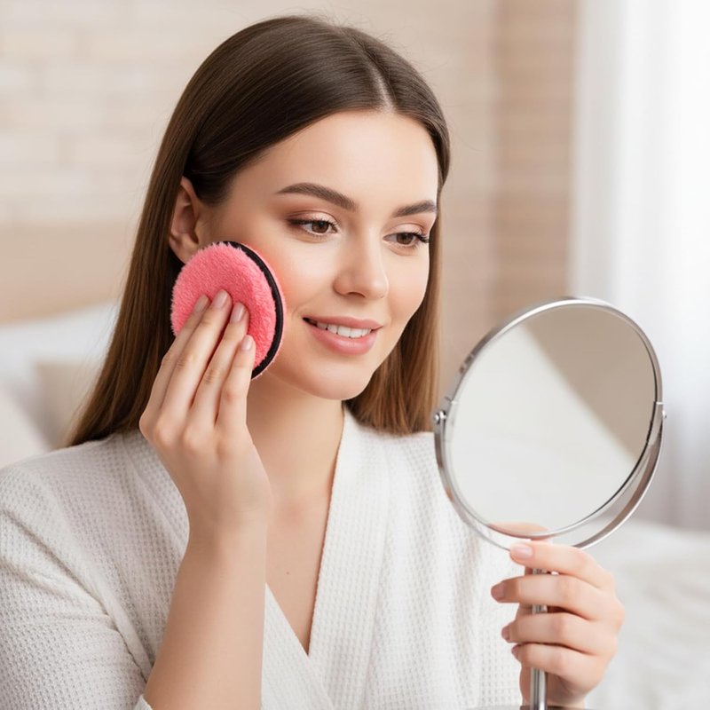 Reusable Cotton Rounds - Soft Double-Sided Makeup Remover Pads | 5 Pack in 5 Colors