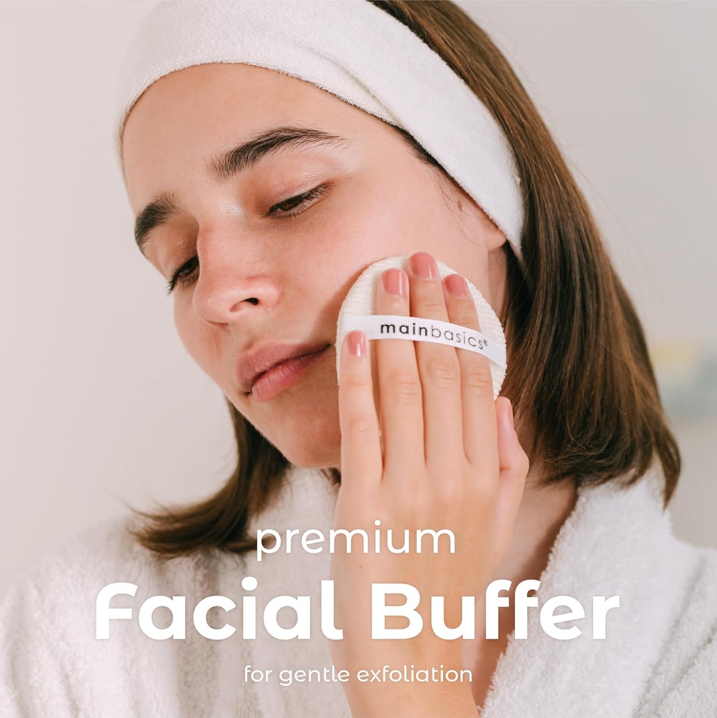 Exfoliating Face Scrubber Pads - 4-Pack Cleansing & Buffing Sponges for Smooth Skin