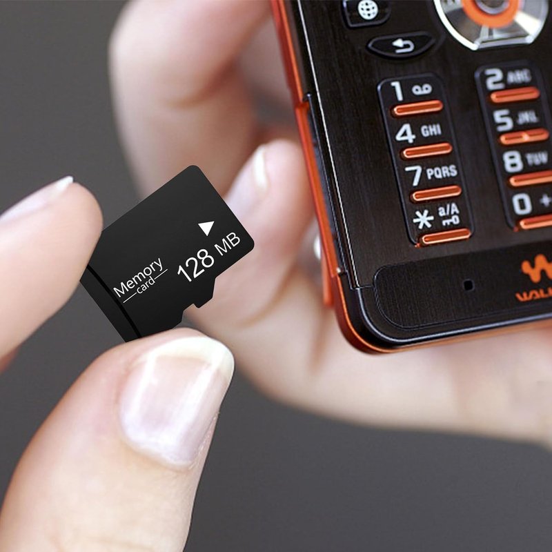 128MB Micro SD Card 2 Pack with SD Adapter | Low-Capacity Memory for MP3 Players & Older Phones