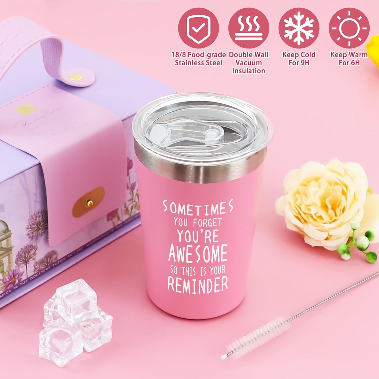 Teen Girl Gifts - Unique Birthday Ideas for Ages 10-17 | Eye Mask & Tumbler Set