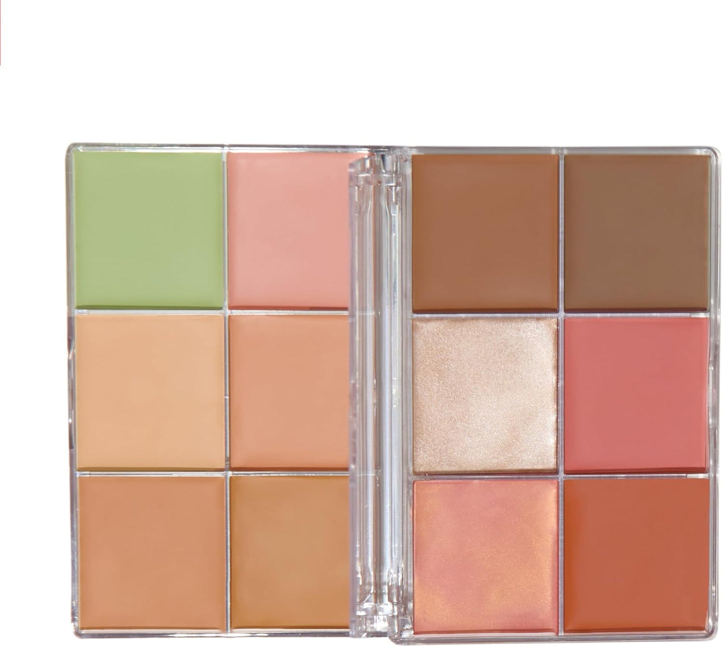 Revolution Everything Base Face Icon Palette - Multi-Use Cream Contour, Concealer & Highlighter | Vegan, Light