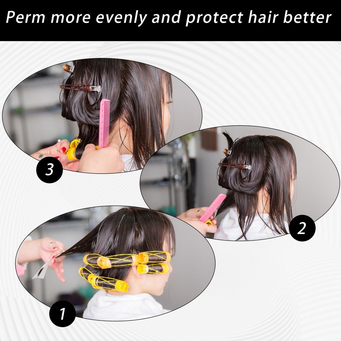1000 Pcs Breathable Hair Perms Paper End Papers for Hair Perm Disposable Salon Perm Paper High Temperature Resistant Curling Papers for Cold Hot Perms Styling Tools