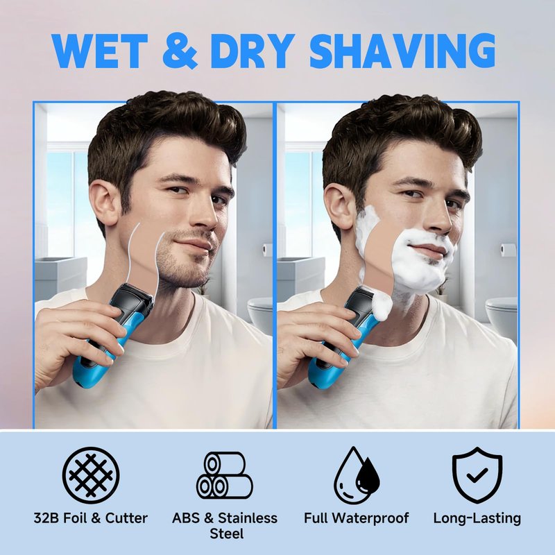 5Pack 32B s3 Replacement Head – Series 3 Shaver Head Compatible with Braun 3040s, 3080s-4, 370cc, 3070cc, 3000s, 3010, 3090cc & More – Wet and Dry Electric Razor Replacement Heads