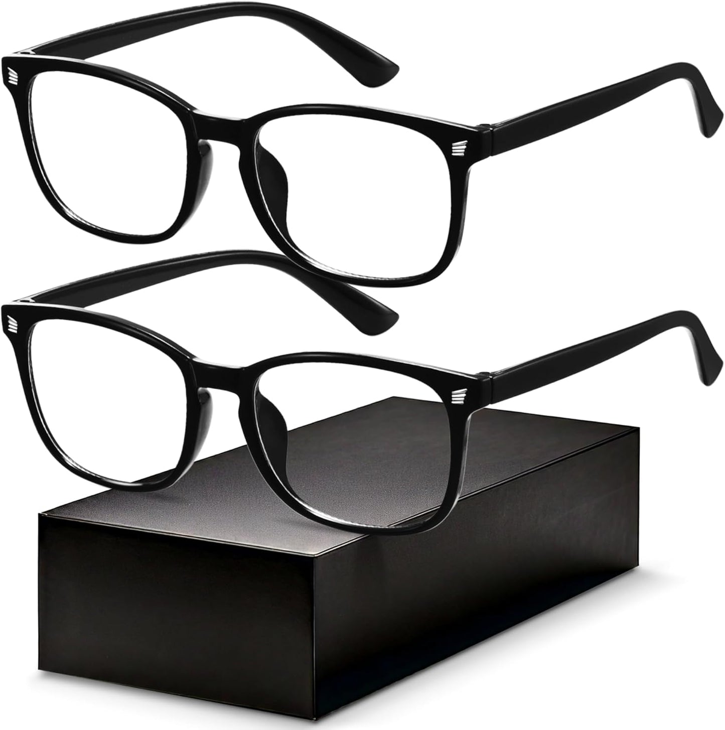 Gaoye Blue Light Blocking Glasses - Square Eyewear Frames for Men & Women | Anti-UV Computer Gaming Specs