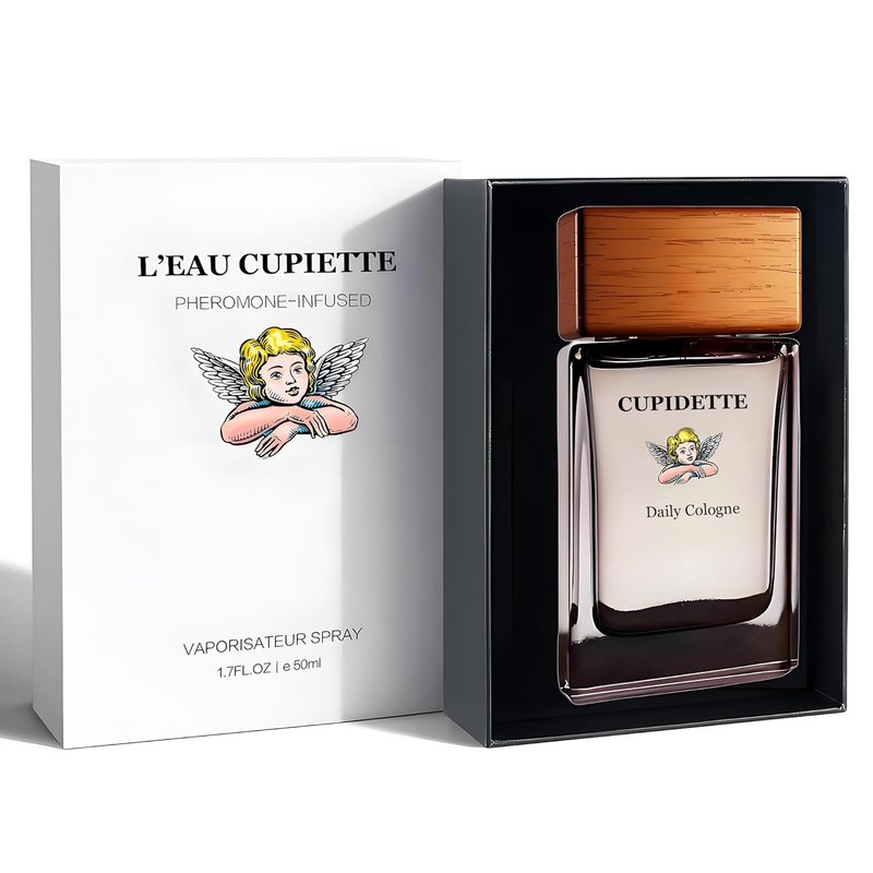Cupidette Daily Cologne for Him - Fresh Spicy Woody Men's Eau De Parfum | 1.7 Fl Oz