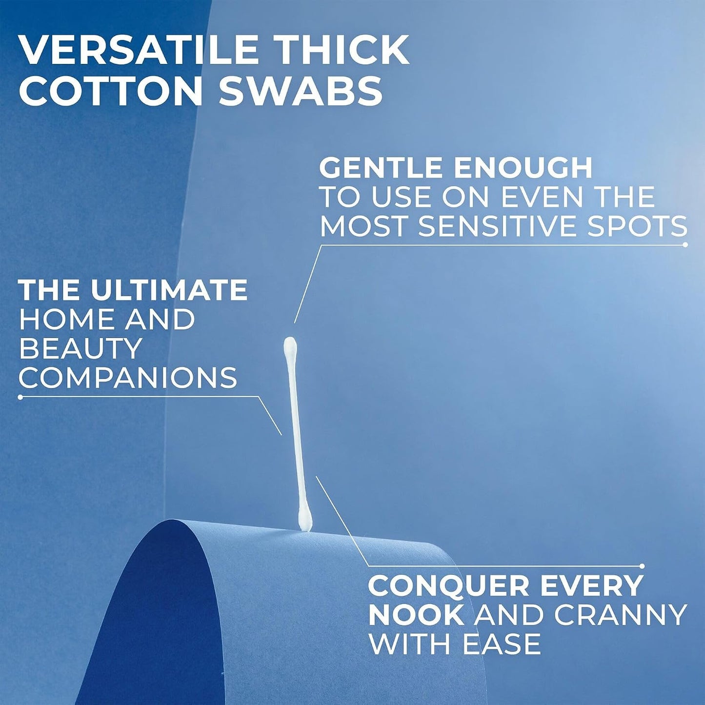 Cotton Swabs - 750 Count + Travel Size 30 Count | 100% Cotton for Home, First Aid & Beauty