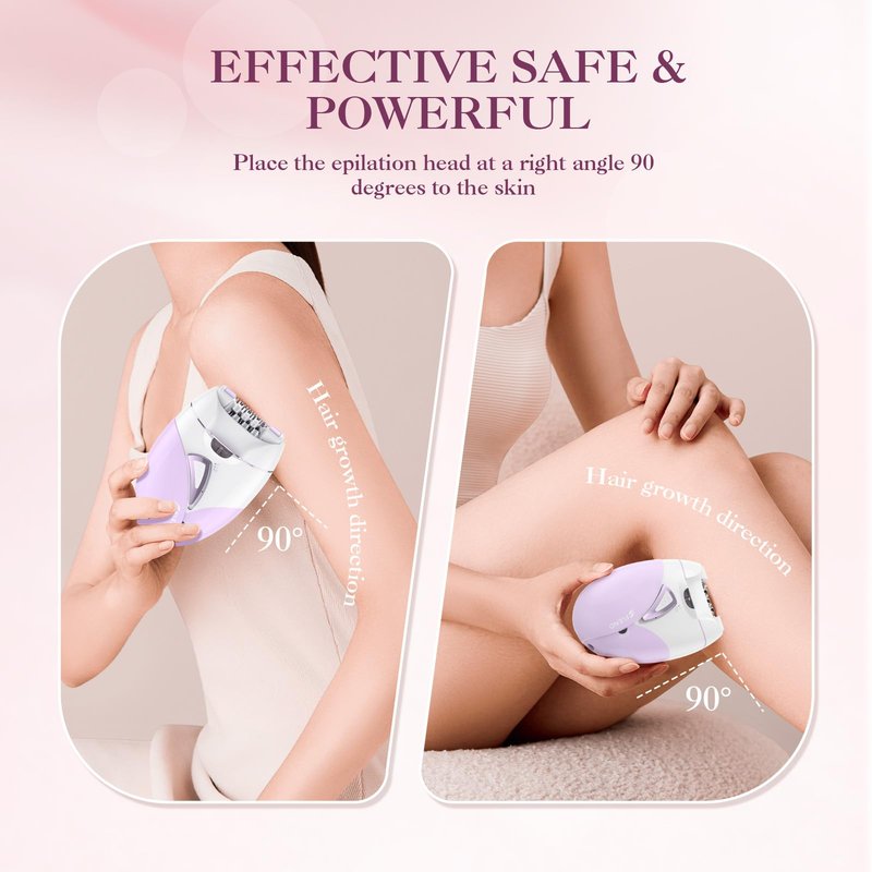 Epilator for Women with 36 Tweezers, Portable Facial Hair Removal for Women, 2-Speed Adjustable Epilator Facial Hair Removal, Pluxy Hair Rmoval Epilators for Face, Lips, Arms, Underarms, Legs, Bikini