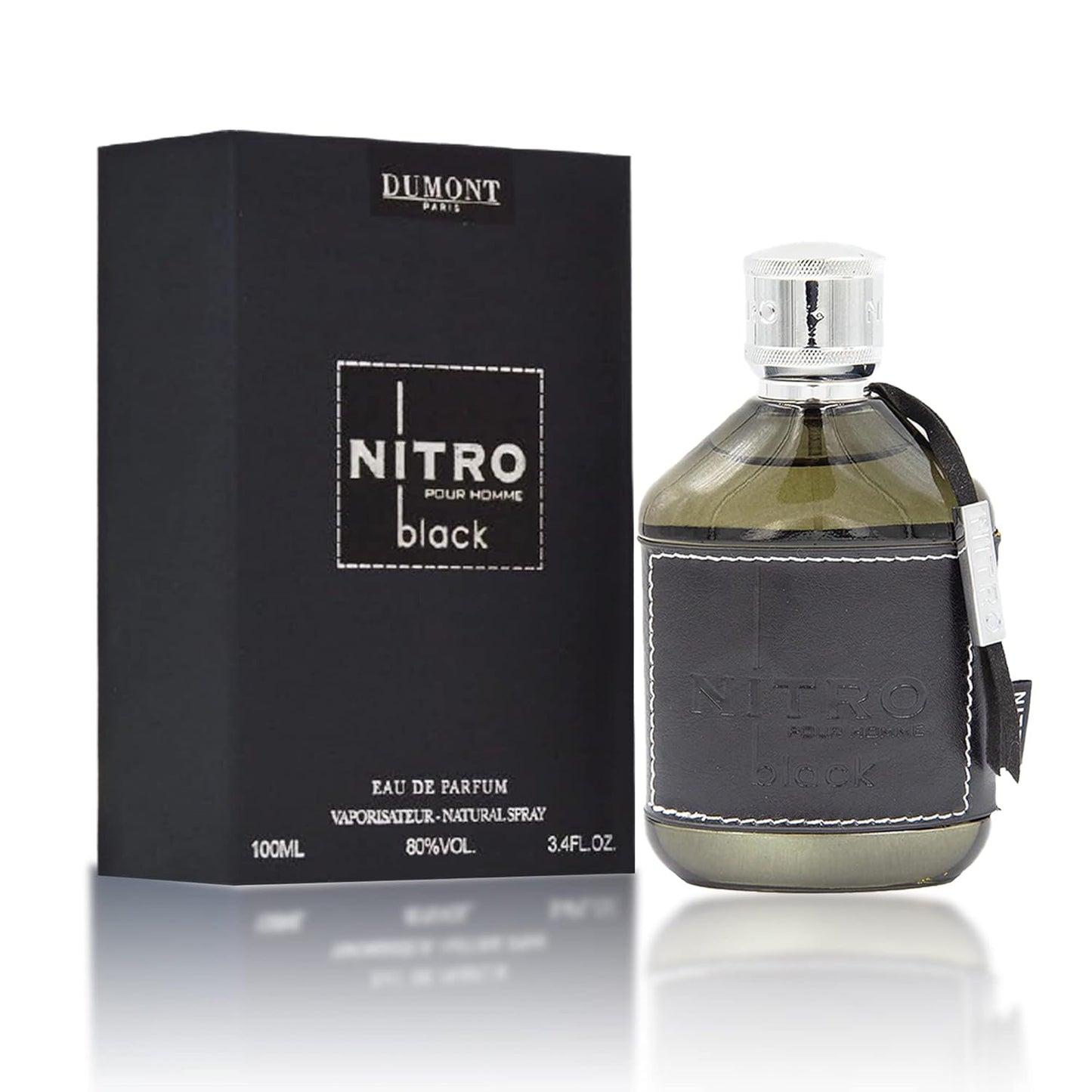 Dumont Nitro Red Eau De Parfum for Men - Rich Fruity Woody Floral Fragrance | 3.4 Fl Oz Long-Lasting Scent