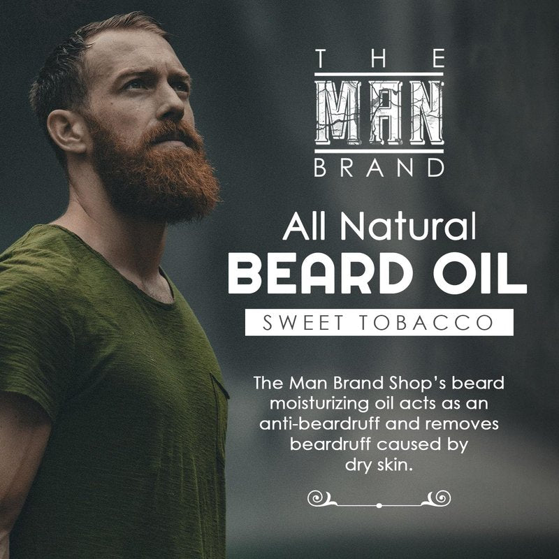 Sweet Tobacco Beard Oil Tobacco Scented Beard Oil for Moisturizing and Softening, Daily Care (1 Ounce)