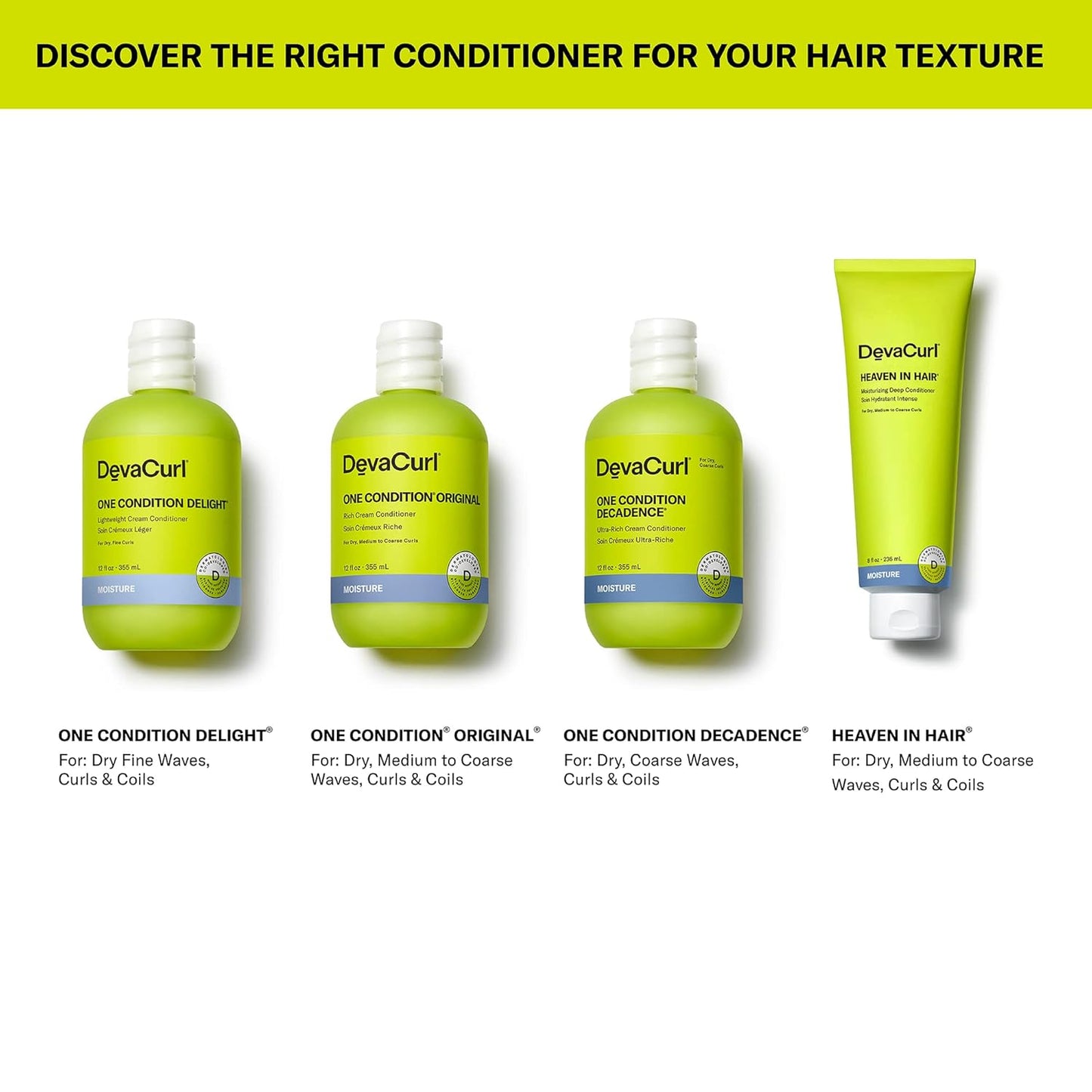 DevaCurl One Condition Decadence Cream Conditioner - Ultra-Rich Formula | Tangle Control & Frizz Management