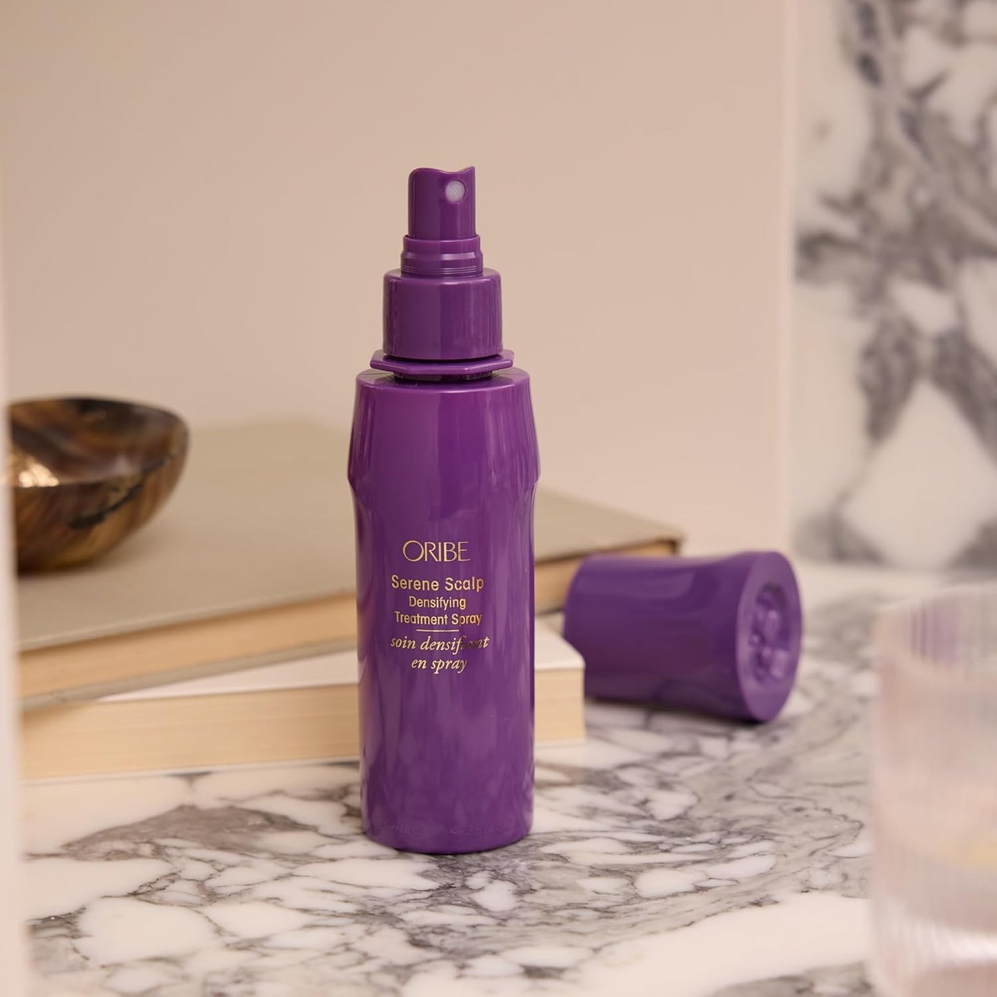 Oribe Serene Scalp Densifying Treatment Spray - Thinning Hair Solution for Volume & Fullness | Fragrance-Free, 4.2 oz