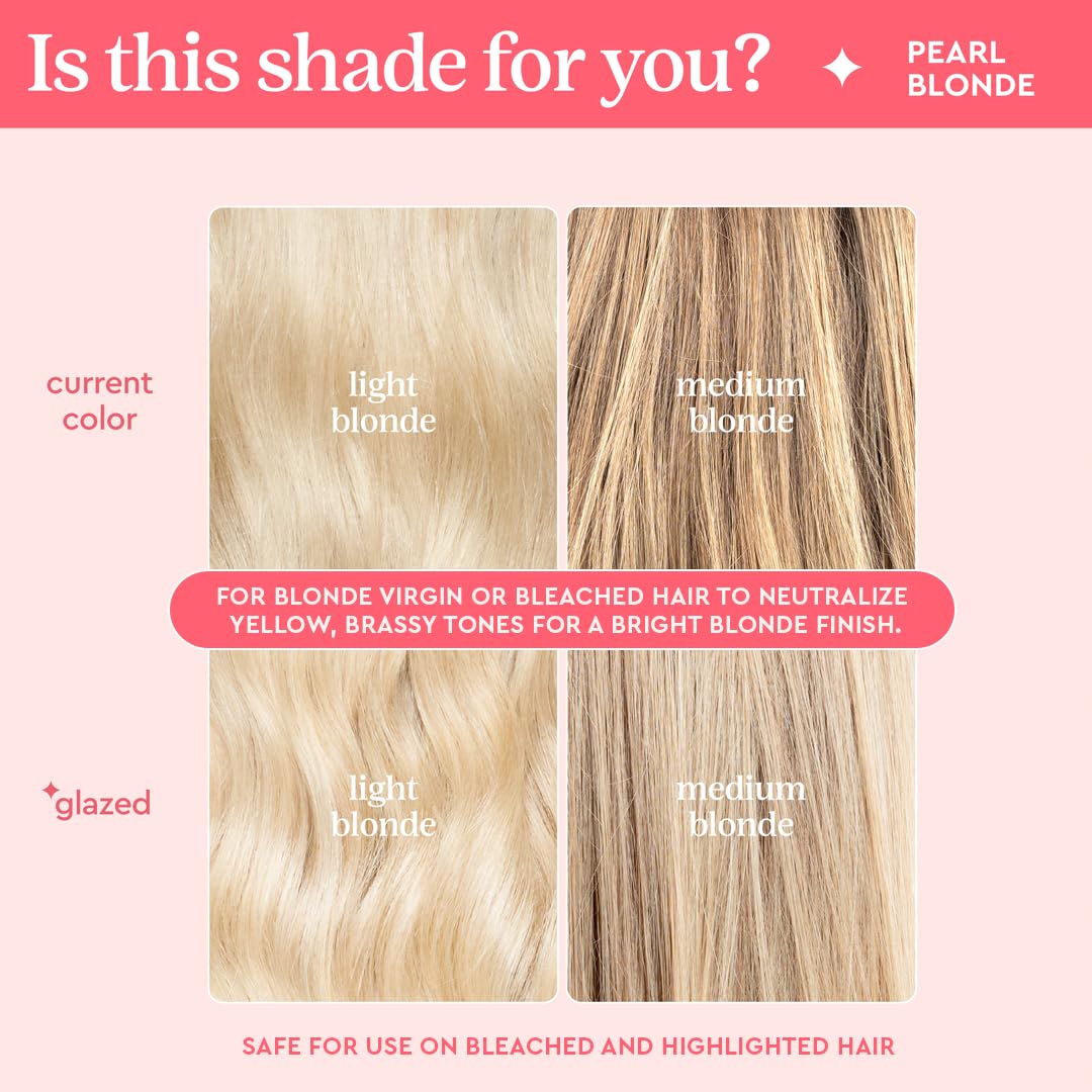 Purple Toning Gloss for Blonde Hair - Hydrating & Shine Boosting | 6.4 fl oz - Pearl Blonde