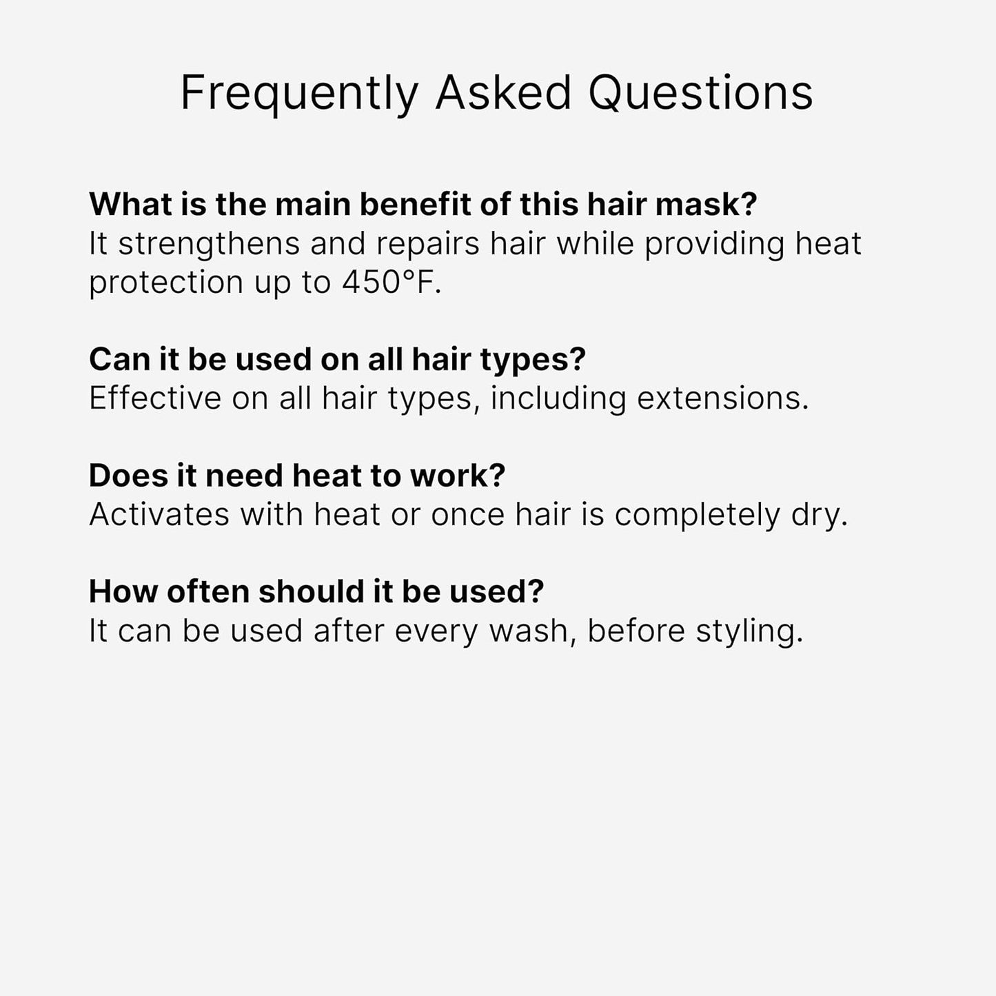 Goddess Maintenance Biotech Blowout Leave-In Hair Mask - Heat Protectant & Frizz Control, 1.7 Fl Oz | For Damaged Hair