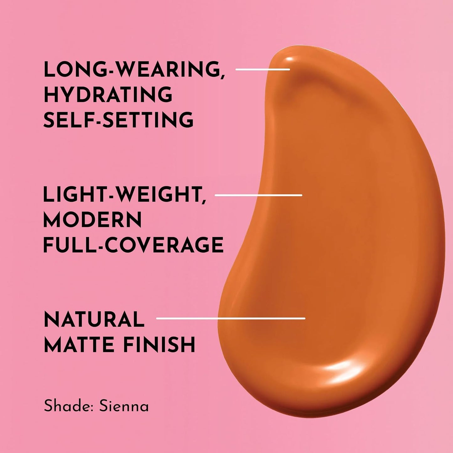 Long-Wear Full-Coverage Foundation - Conseal The Deal in Sienna | Flawless Finish