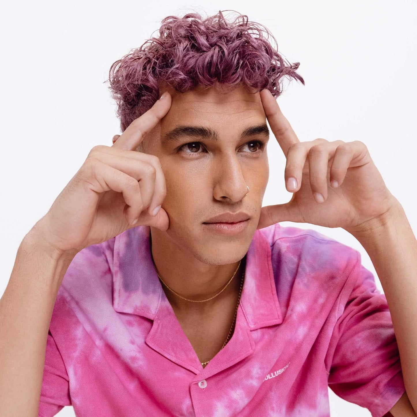 IGK Permanent Hair Dye Color Kit - V Astro Babe Light Cool Lavender | 100% Gray Coverage, Strengthens & Adds Shine