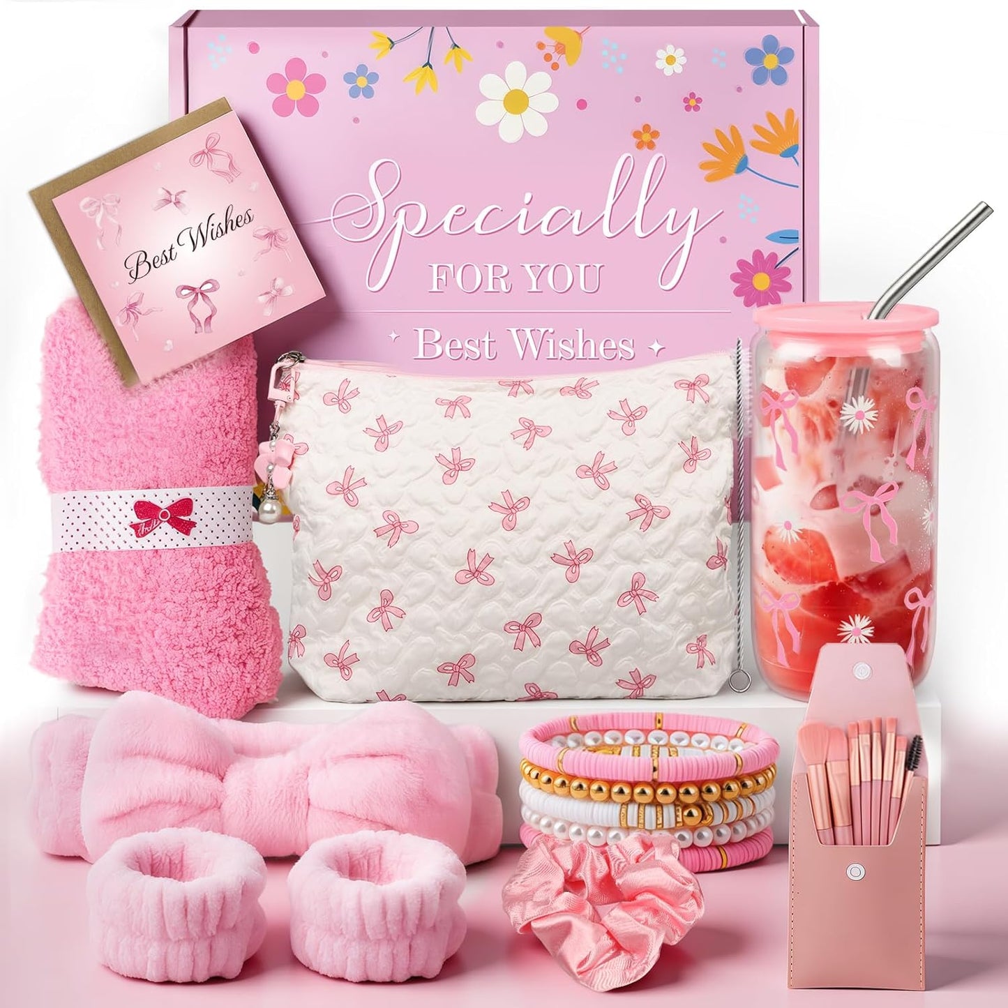 Exquisite Birthday Gifts for Girls & Teens | Unique Gift Baskets for Women - Pink