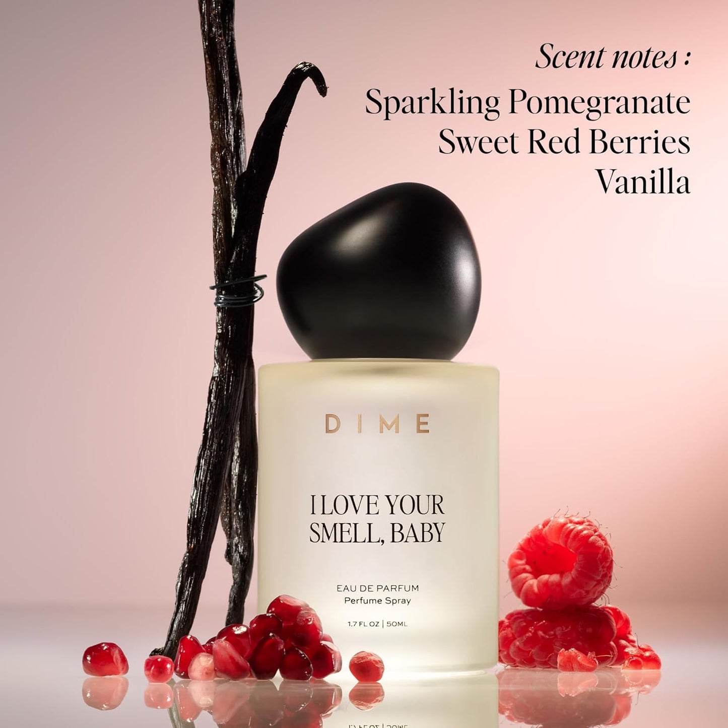 DIME Beauty Perfume - I Love Your Smell, Baby | Sweet Floral Eau de Toilette, 1.7 oz / 50 ml, Hypoallergenic