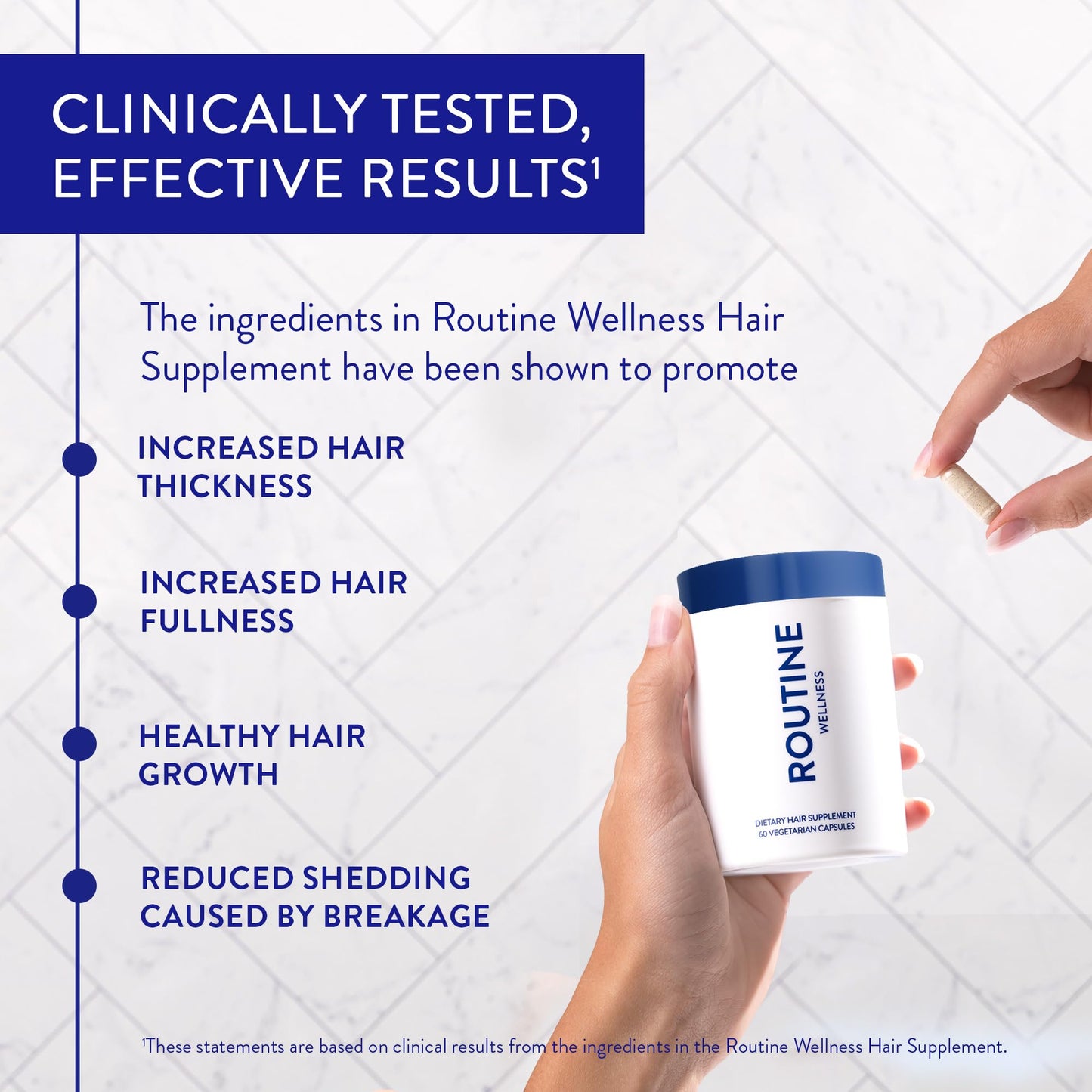 Routine Wellness Hair Growth Bundle for Thinning Hair - Rose Hips