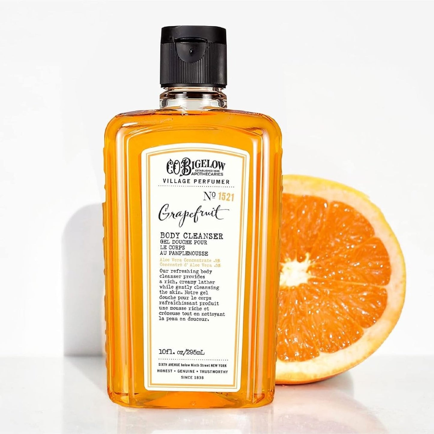 Grapefruit Apothecary Duo Skin Care Gift Set - Body Wash & Lotion | 10 Fl Oz Set of 2