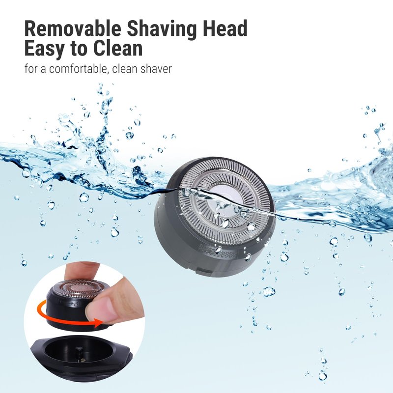 2 Pack Mini Electric Shaver Portable Travel Shavers Pocket Shaver USB-C Rechargeable Travel Razor for Men Electric Beard Trimmer Suitable for Home car Office and Business Travel Unisex Easy Cleaning