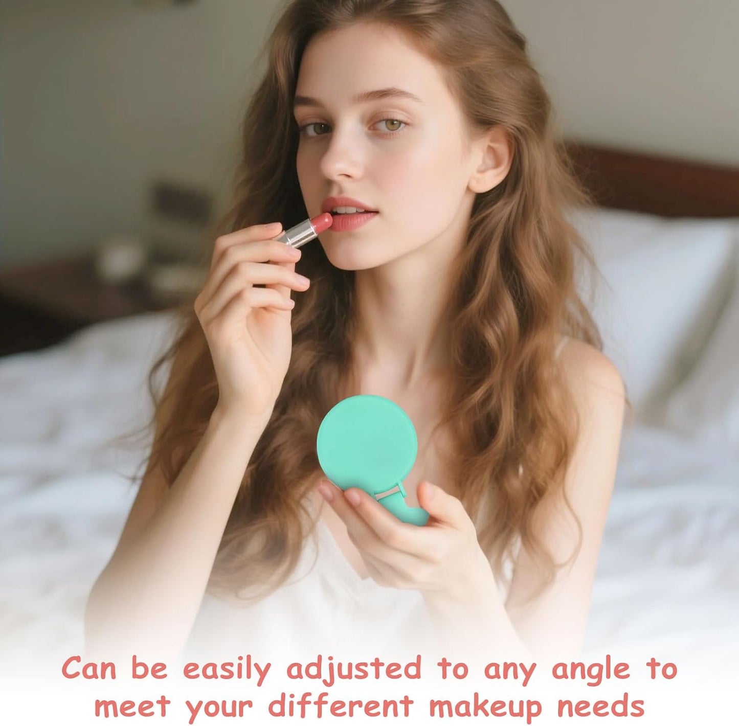 Compact Pocket Mirror Set - 6 Color Mini Folding Mirrors for Travel | 24-Pack Exquisite Design