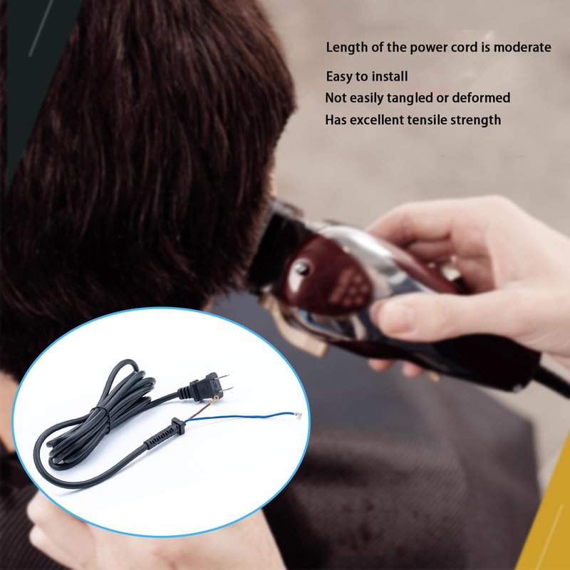 Trsobi 00647-500 Replacement Cord for WAHL Electric Clippers Compatible with Star Sr,Senior,SuperTaper,Designer,Balding,Magic Clip,647-500 Hair Clipper Cord