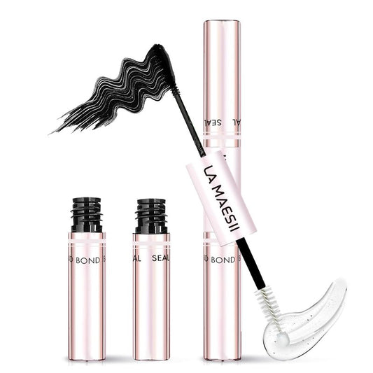 Lash Cluster Glue - Waterproof 2-in-1 Bond & Seal for Eyelash Clusters | 10ml Strong Hold for 72 Hours