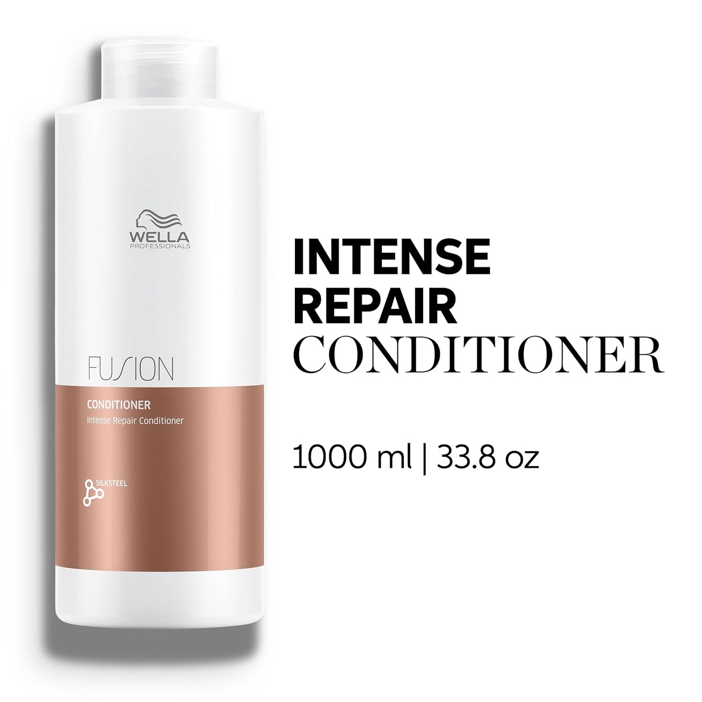 Wella Professionals Fusion Intense Repair Conditioner - Revitalize Damaged Hair, 33.8 oz