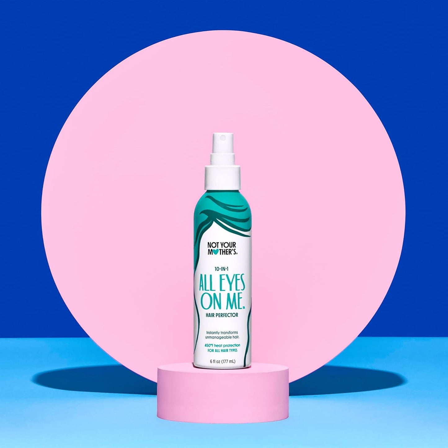Not Your Mother's All Eyes On Me 10-In-1 Hair Perfector - Moisturizing Detangler & Heat Protectant Spray | 6 fl oz (3-Pack)