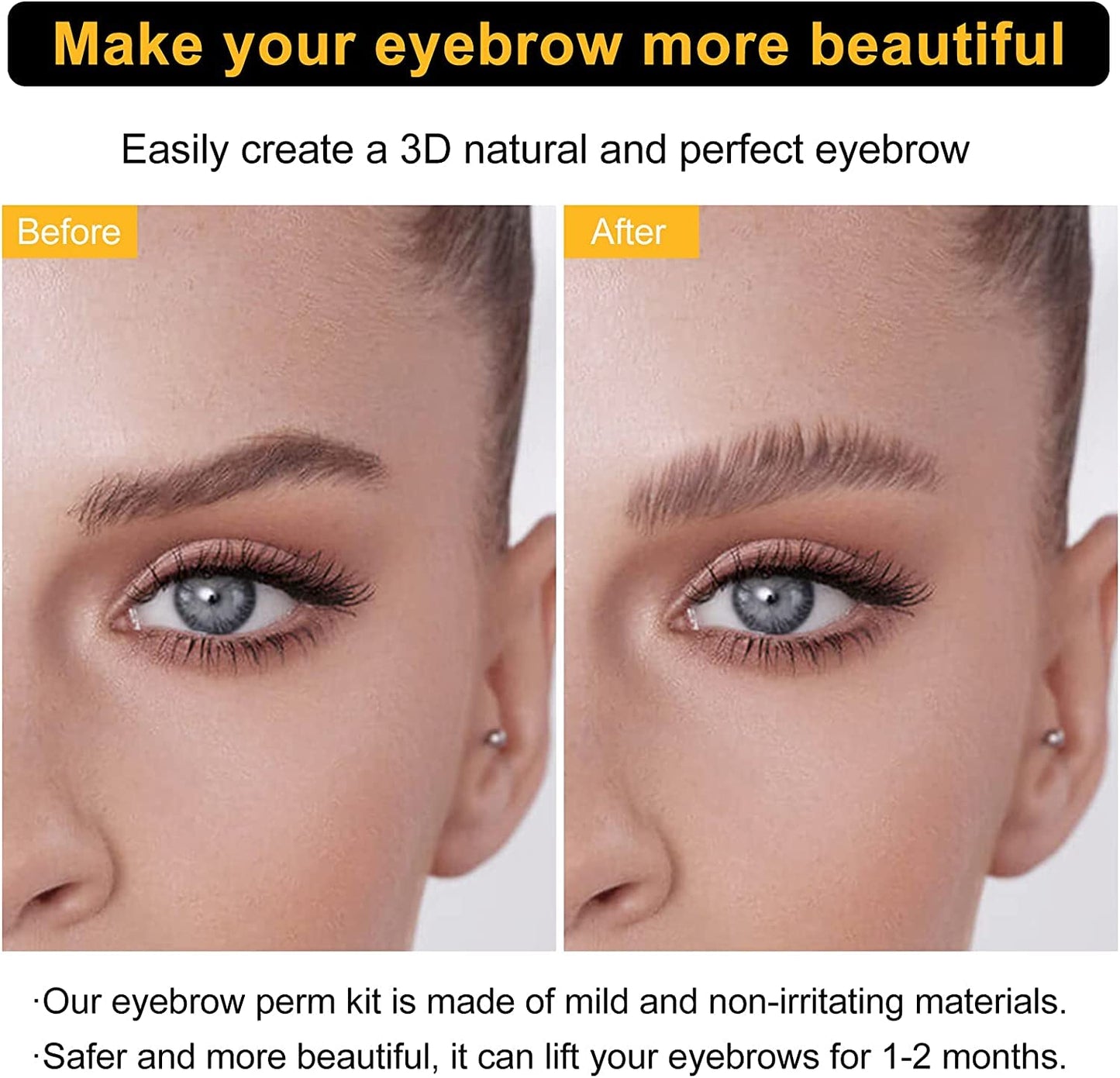 5-in-1 Lash Lift & Eyebrow Lamination Kit - Professional DIY Eyelash Curler for At-Home Salon Results | Beginner Friendly