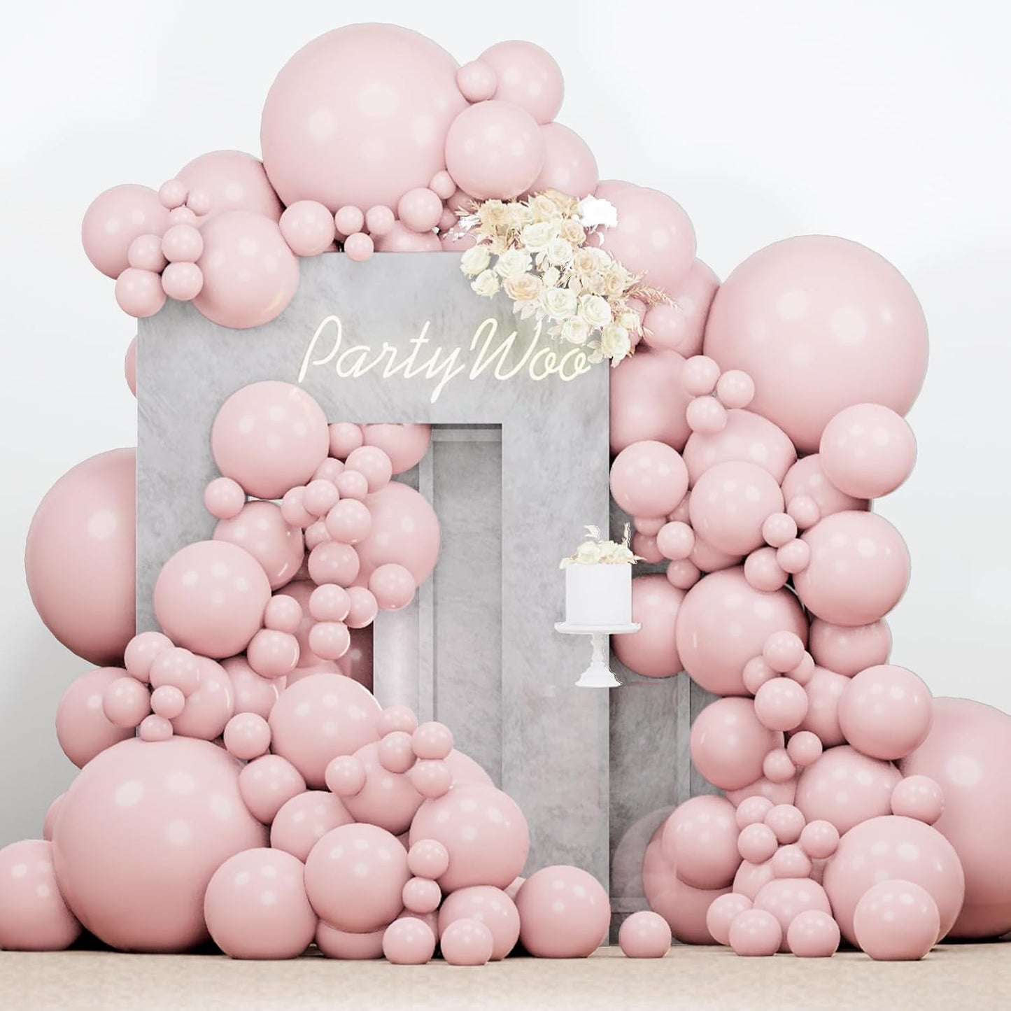 Black Balloon Arch Kit - 140 Pcs in 5-18 Inch Sizes for Baby Showers, Birthdays & Anniversaries | Elegant Black Decor