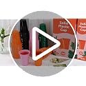 Kochorie 50 Pack Pink Disposable Plastic Cups - 16 Oz Party Drinkware