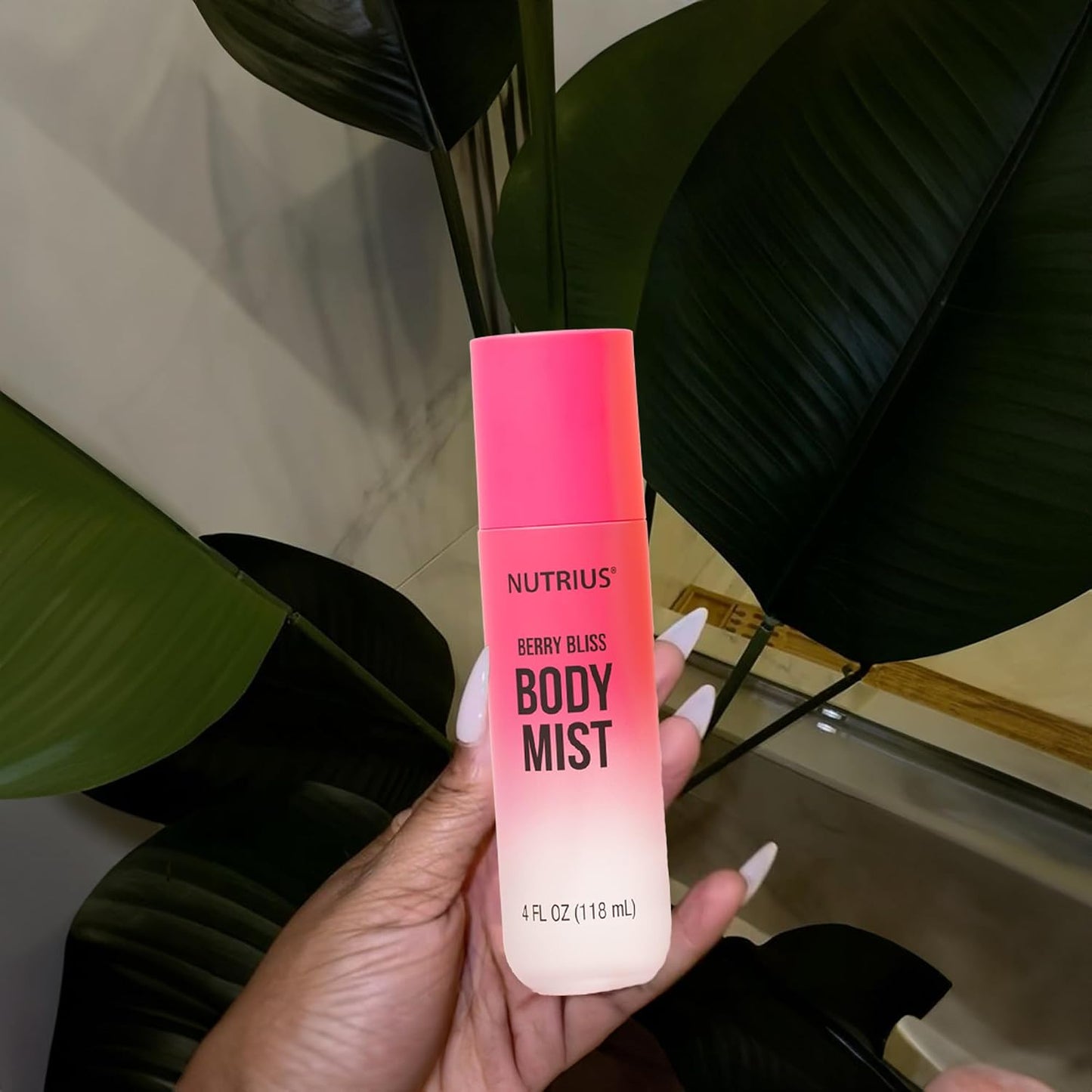 Nutrius Body Mist for Women - Berry Bliss Hydrating Fragrance Spray | Vegan, 4 fl oz
