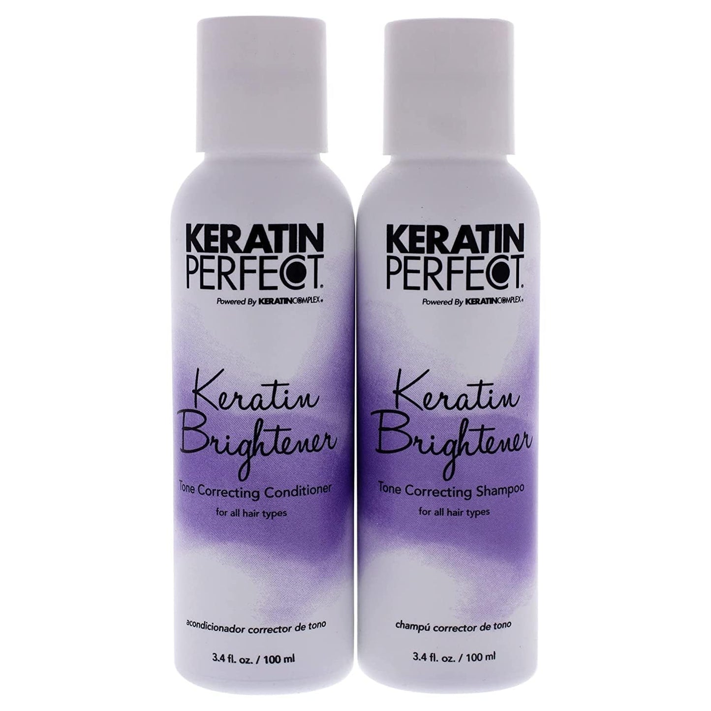 Keratin Perfect KP Brightener Travel Duo - Nourishing Hair Treatment | 3.4oz